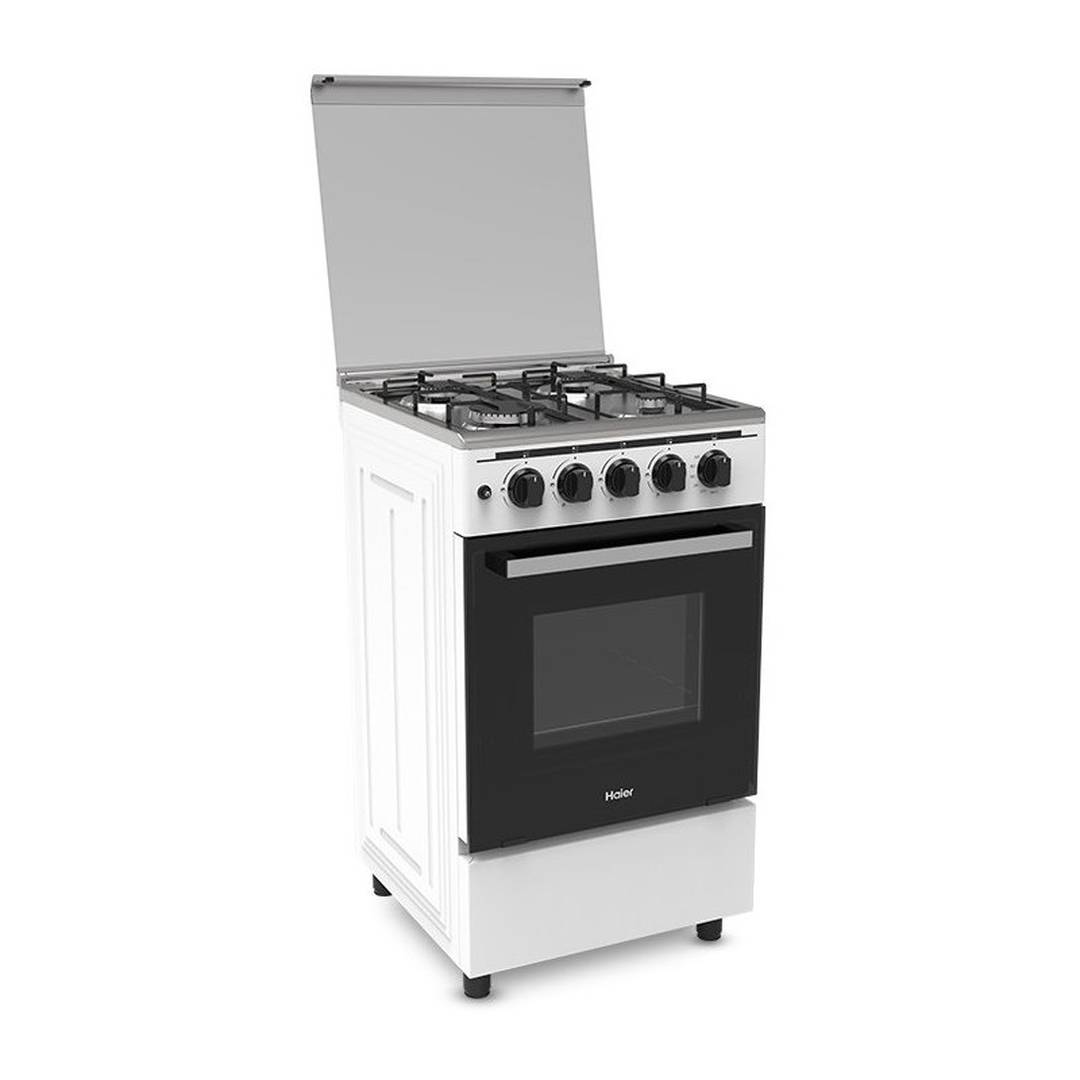 [HAIER] HFS504G63GO ; 50 cm., 4 Gas, 63 L. Gas Oven, White Alson's
